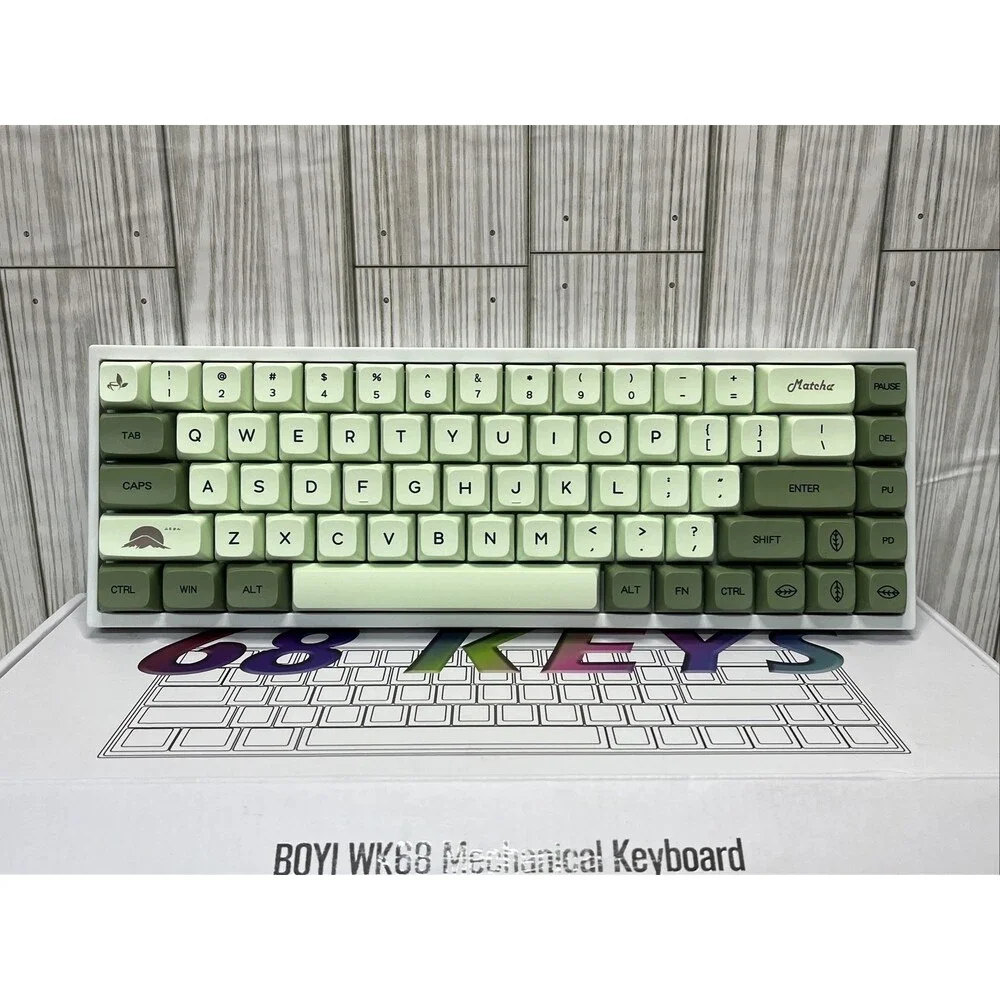 BOYI WK68 Hot-Swap RGB Mechanical Keyboard, Wireless Bluetooth 5.0/2.4G/Wired